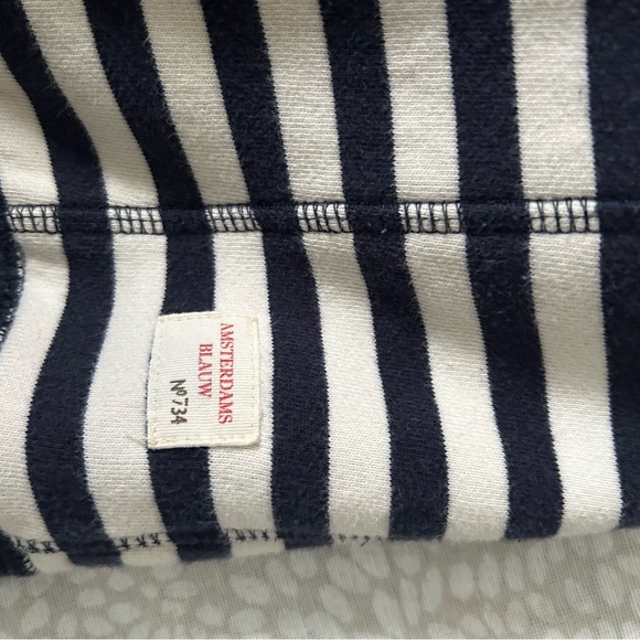SCOTCH & SODA All Day Easy Wear Striped Sweatshirt size medium - Picture 6 of 7